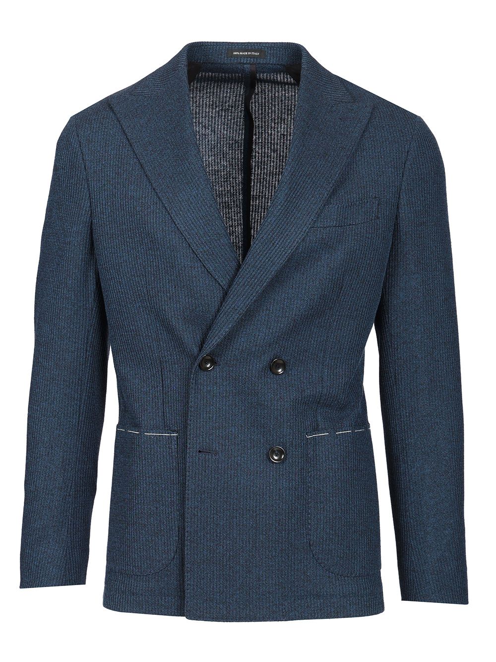 Al Duca D'Aosta Double-Breasted Jacket Jackets - Blue | b663e5546583089dd206642244fcff023b4def34