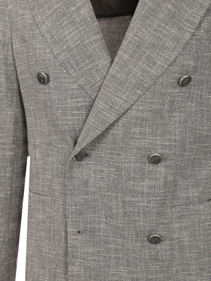 Tagliatore Single-Breasted Jacket Jackets - Grey | 36315b255857f70e0fe2bd53a89659db898ec481