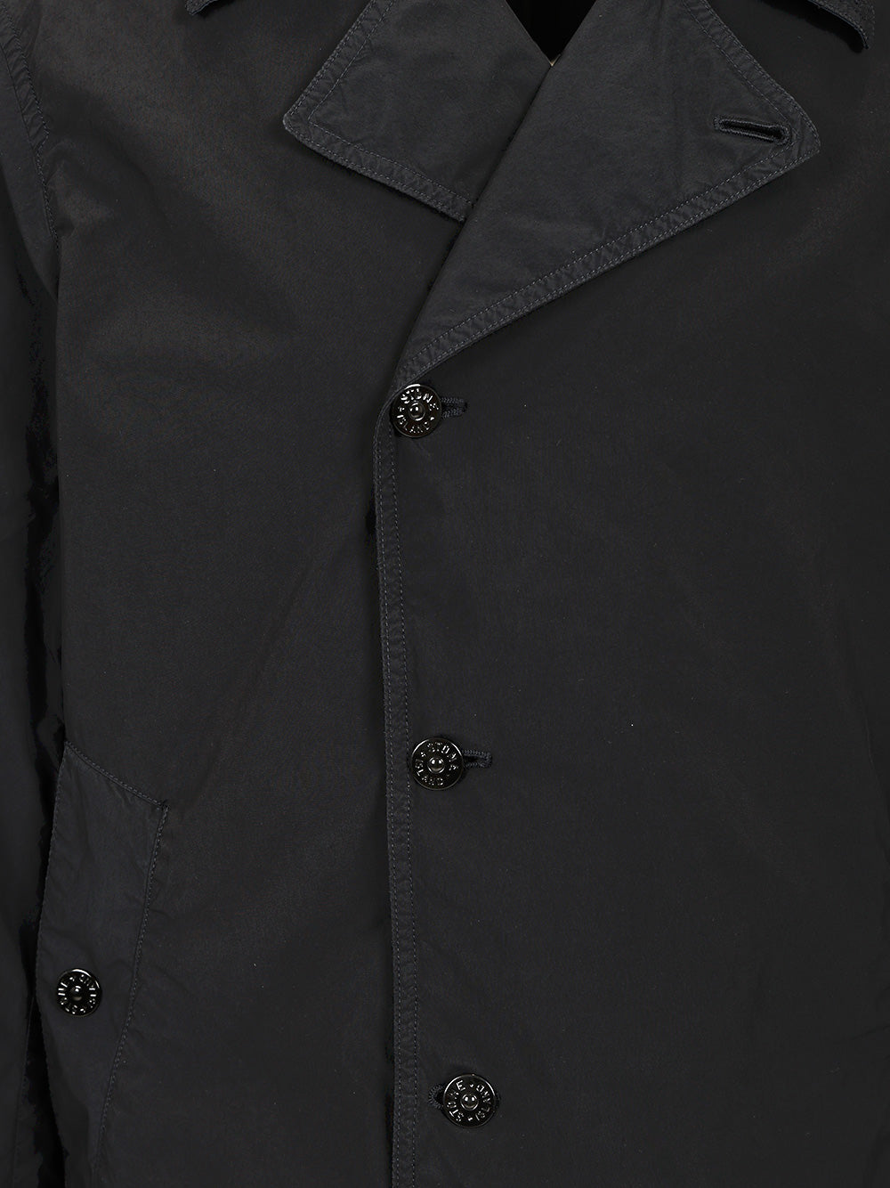 Stone Island Short Nylon Trench Coat Jackets - Blue | 417e786c80e97c4602f71337927c08cfb1693e59