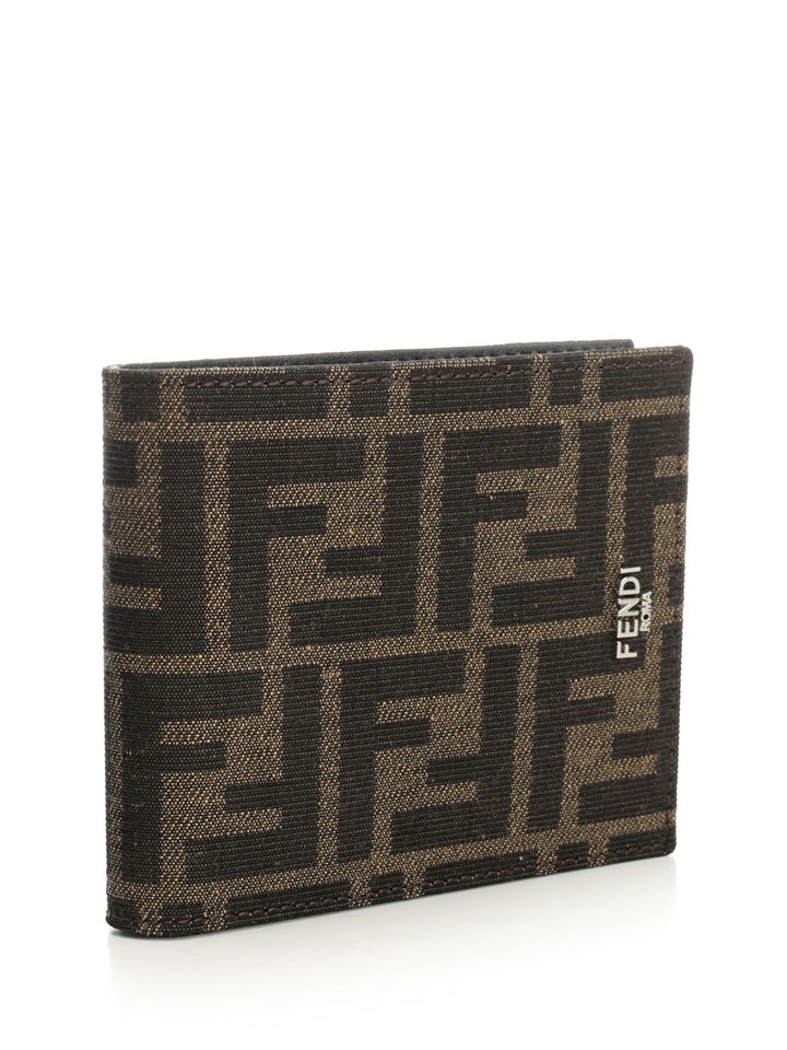 Fendi Fendi Diagonal Wallet Wallets - Brown | c24192fdfcf0d39acbe082e4fece30e3fbd05d85