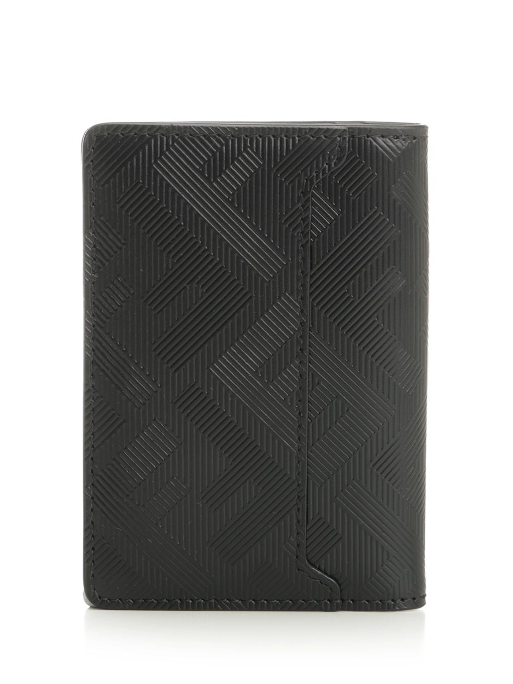 Fendi Vertical Ff All Over Card Holder Wallets - Black | 01cb4802099645c302b3b52b1b74b99f91a8d6ce