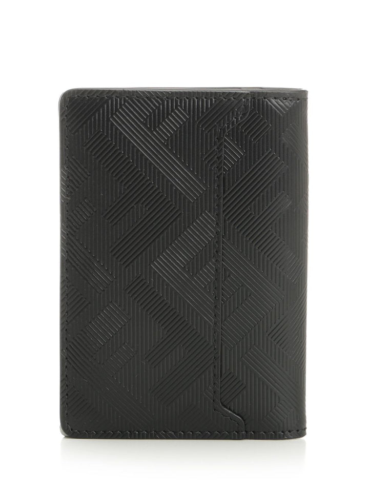 Fendi Vertical Ff All Over Card Holder Wallets - Black | 01cb4802099645c302b3b52b1b74b99f91a8d6ce