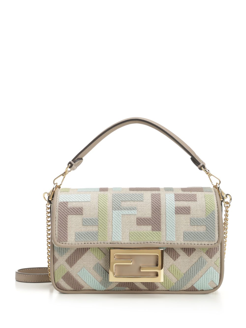 Fendi Baguette Mini Handbags - Grey | fd884c1ddd25670feb4cd69a385a1e5238f897ec