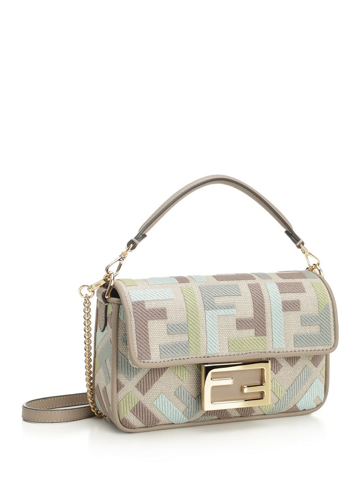 Fendi Baguette Mini Handbags - Grey | 59d5ee1270b03c5adb31351f5c694779fc12b083