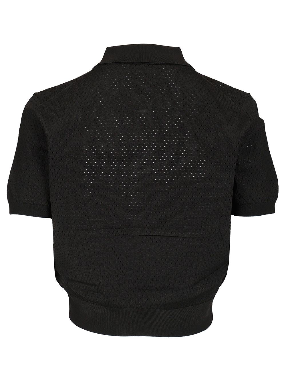 Alexander Wang Cropped Polo shirt - Black | 54af9d1b9cb4a47efa81af09a66be8363b4fc250