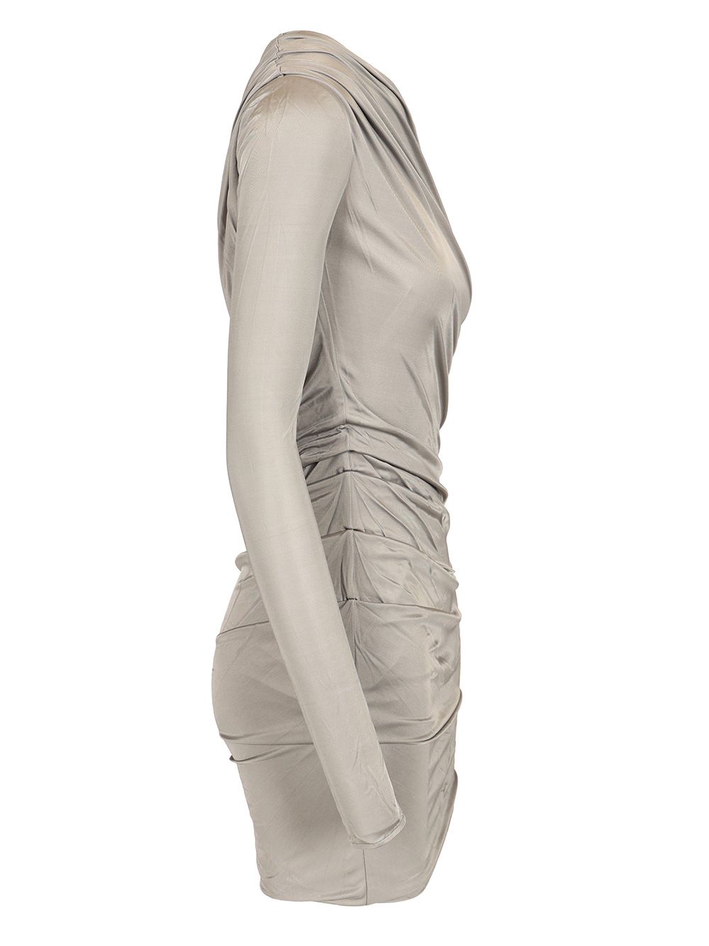 The Attico Fitted Mini Dress Dresses - Grey | 139f98880c6aaa703cebb2eb568d85fa68f6daa7