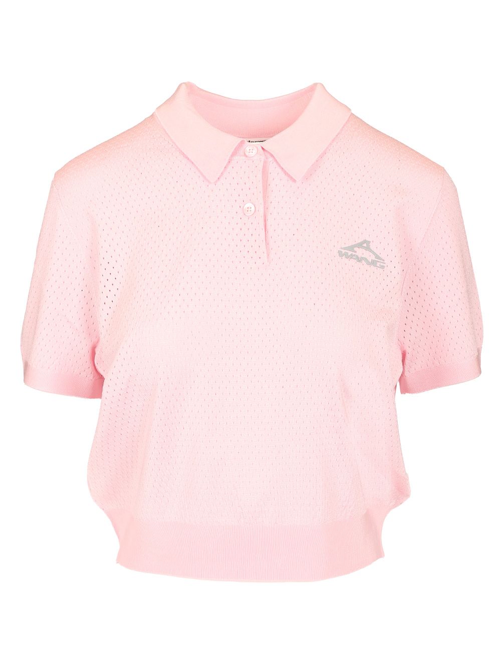Alexander Wang Cropped Polo shirt - Rose | 9ae309e55cf38bda0bcab07ace7937a7605182de