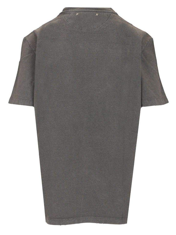 Golden Goose Deluxe Brand Logo T-Shirt - Grey | f9c39e5dcfb72c10005118232fcc1b1a7c824f9e