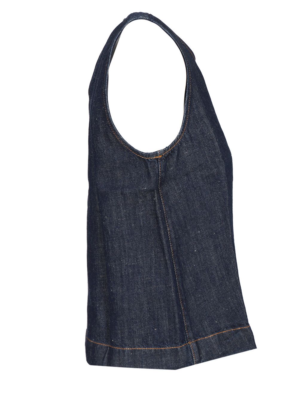 7 For All Mankind Sleeveless Top Tops - Blue | 8fd20f8053b4fc34790710669cadbdfdbce5412c
