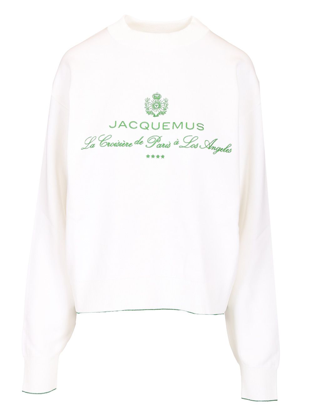 Jacquemus Venice Sweatshirts - White | 3f491babc87c11dac0f862a9960ce854ac39527e