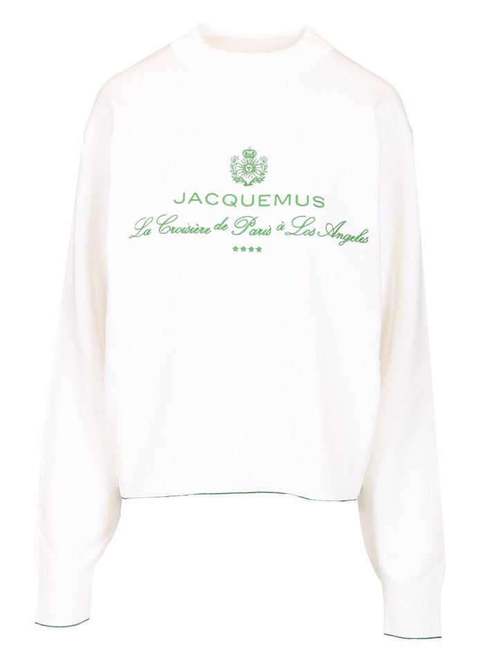 Jacquemus Venice Sweatshirts - White | 3f491babc87c11dac0f862a9960ce854ac39527e