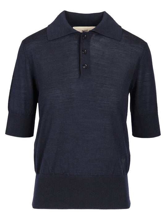 Ami De Coeur Polo Shirt Blue