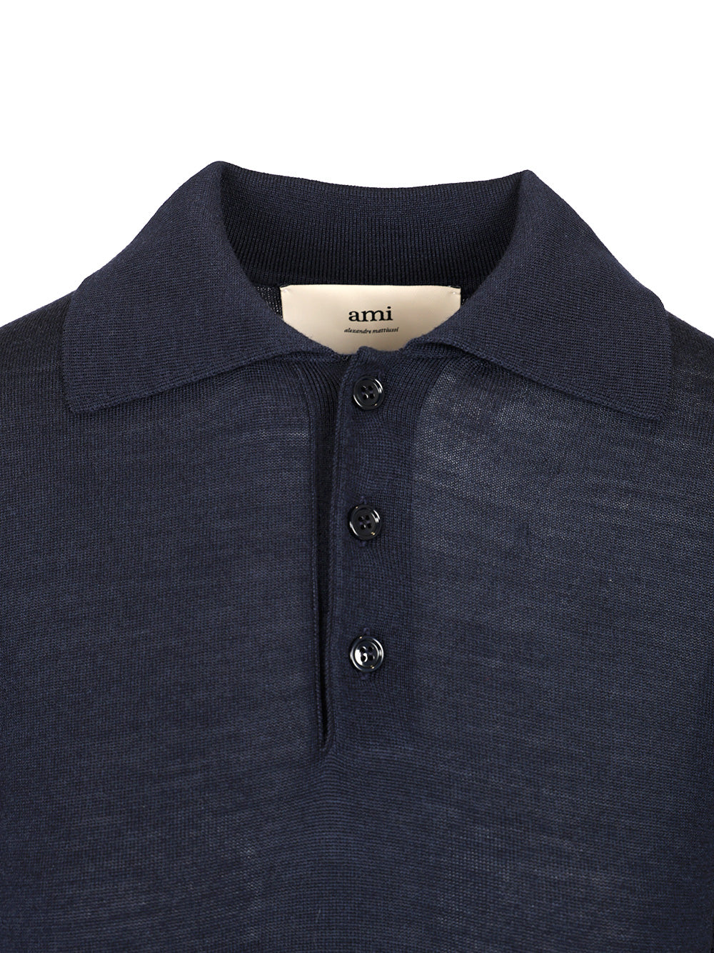Ami Ami De Coeur Polo shirt - Blue | d916ae357e3e38a9e84d8373ee37abf0eb55313a