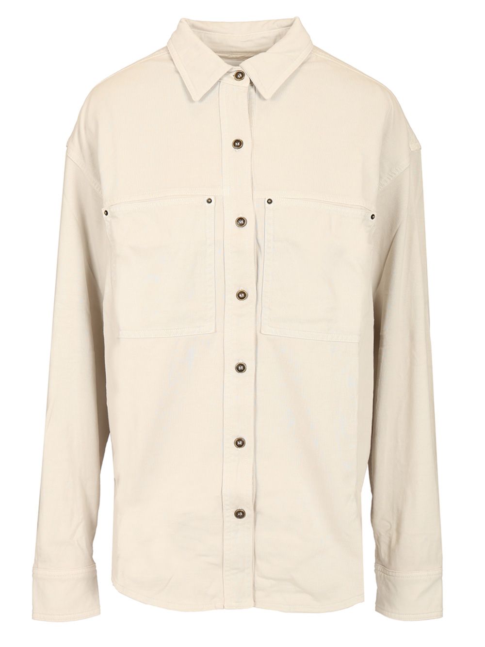 Marant Etoile Raquel Shirts - Beige | d3c2f9b646a5f3f55d41904c06fc81dcc7aaaa61