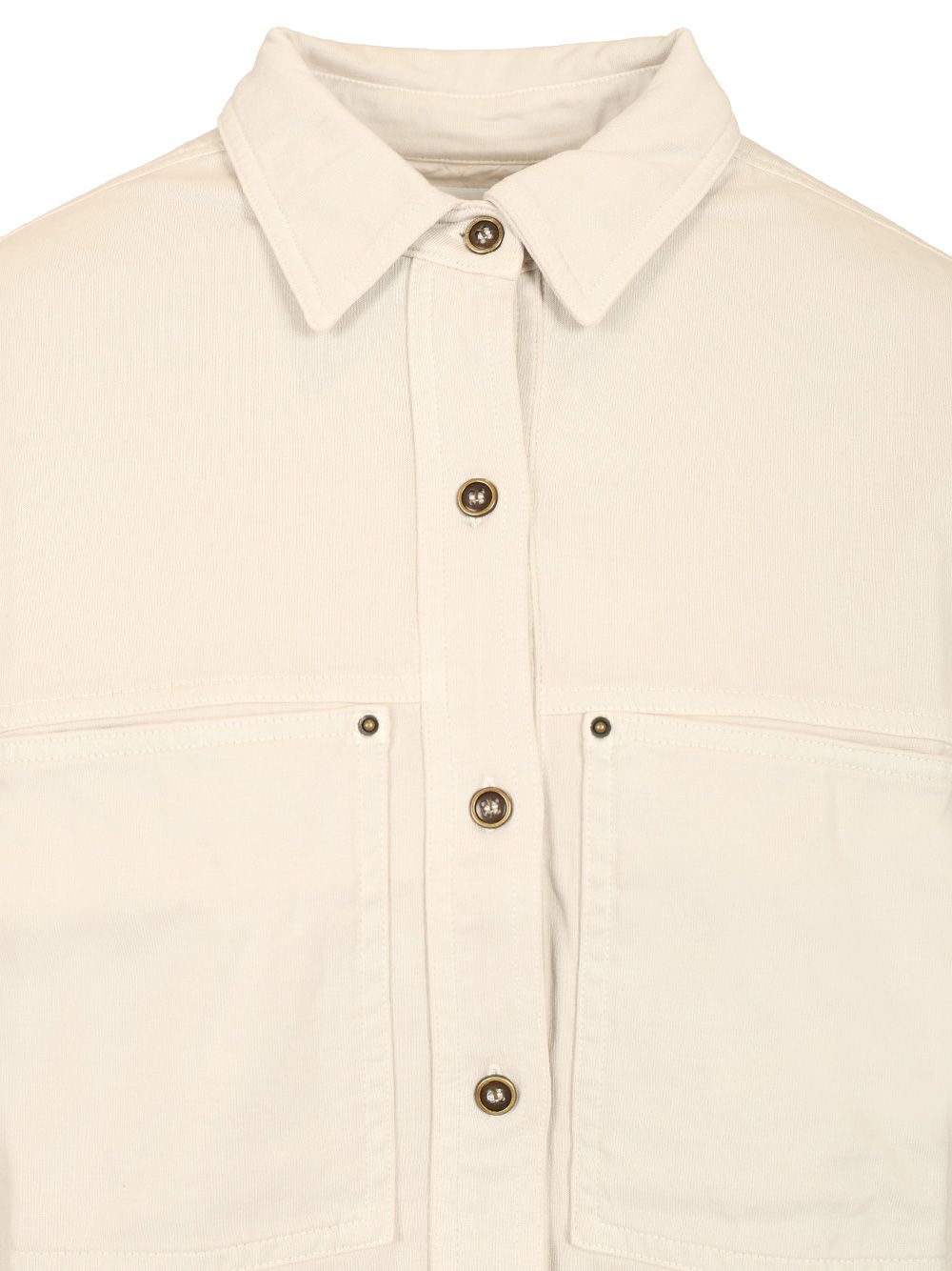 Marant Etoile Raquel Shirts - Beige | 2e30aa5bc8fab18019461ab357dab2728a7c4e05