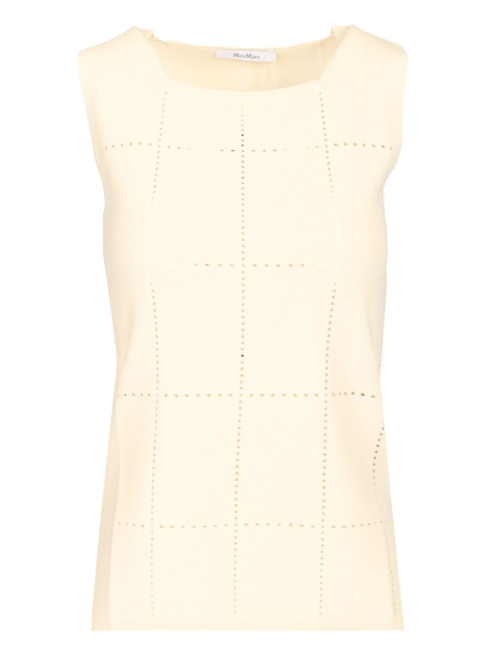 Max Mara Sleeveless Top Tops - White | 0e6b15045d994ebea07ca19673613bf2d029d9ea