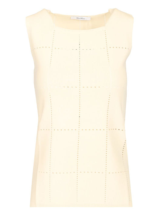 Sleeveless Top Tops White