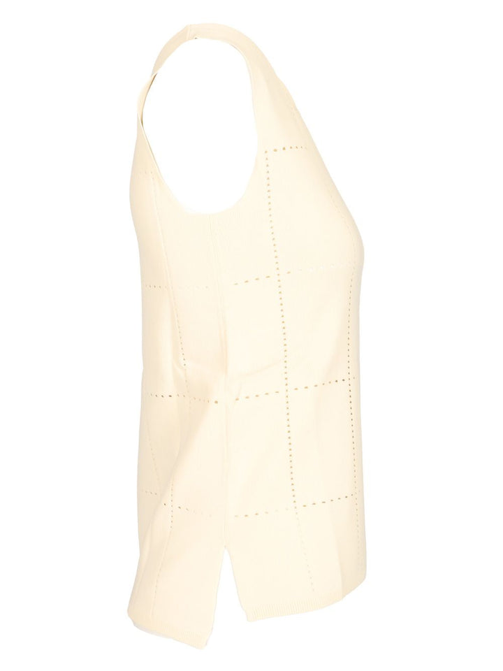 Max Mara Sleeveless Top Tops - White | d3f42e137603c51a4de32c2a5fa4c20348d06633