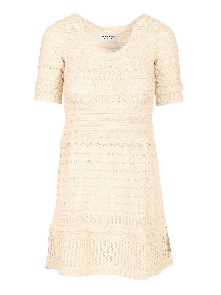 Marant Etoile Abril Dresses - Beige | 626efe0891a24c38c558b3cc52c149ff388fa020