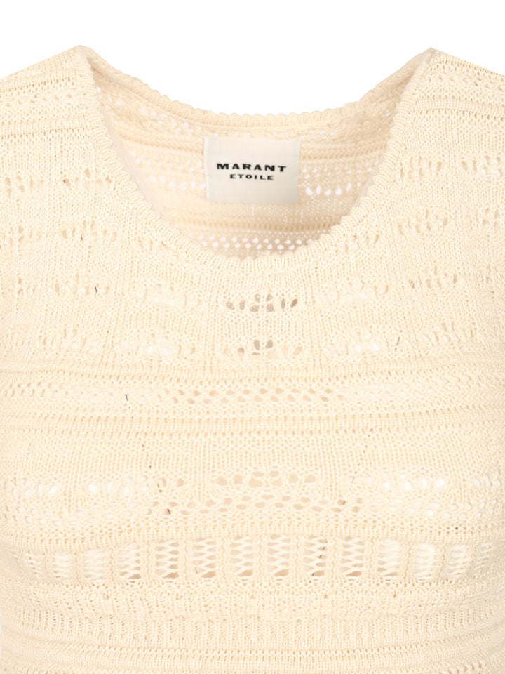 Marant Etoile Abril Dresses - Beige | 38a8c3106508a4cf7ba0967b30031e34f24130a8