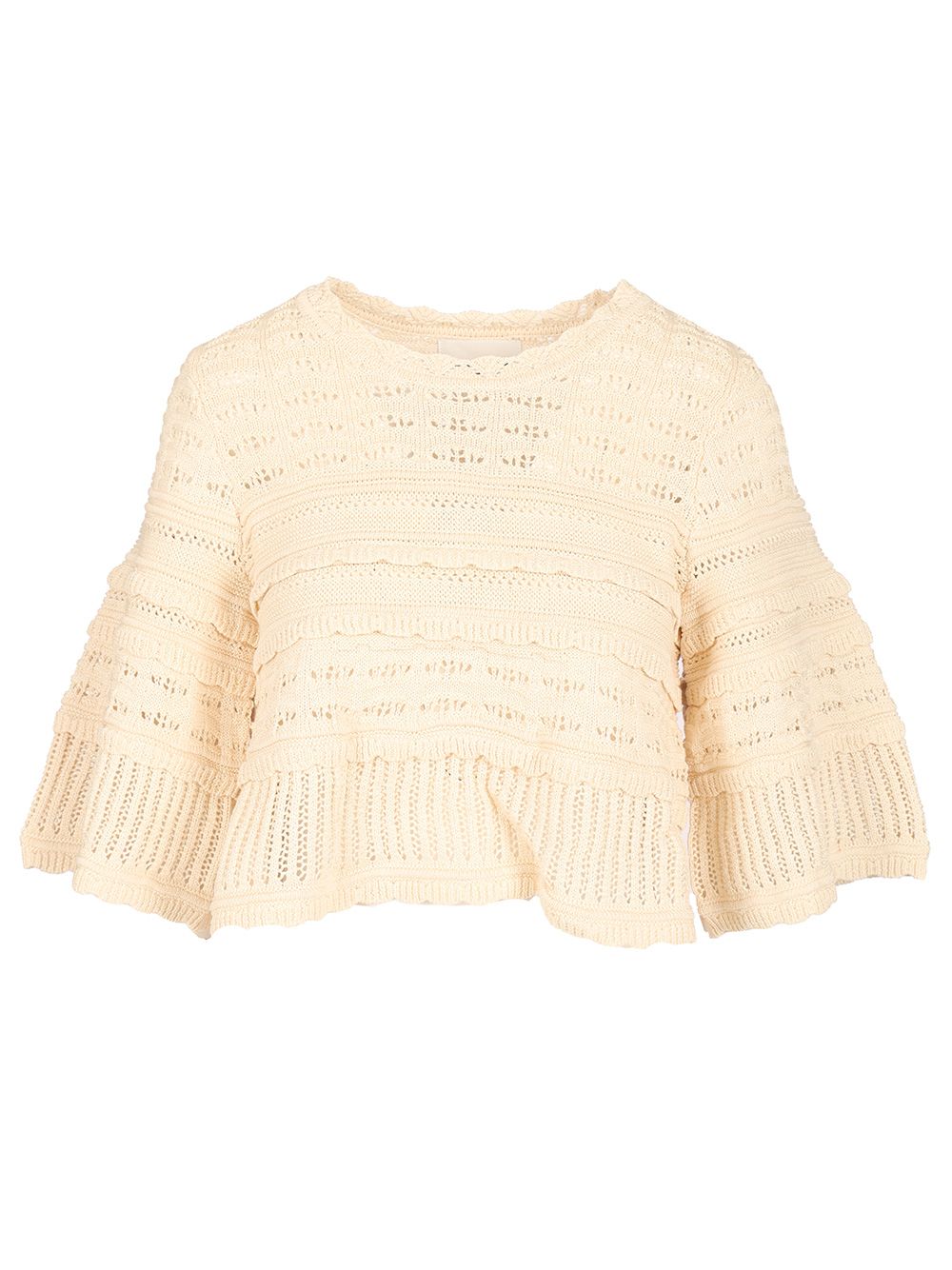 Marant Etoile Azelia Knitwear - Beige | 118586f0e384e481c3555dda6c777e7c7f85bac1
