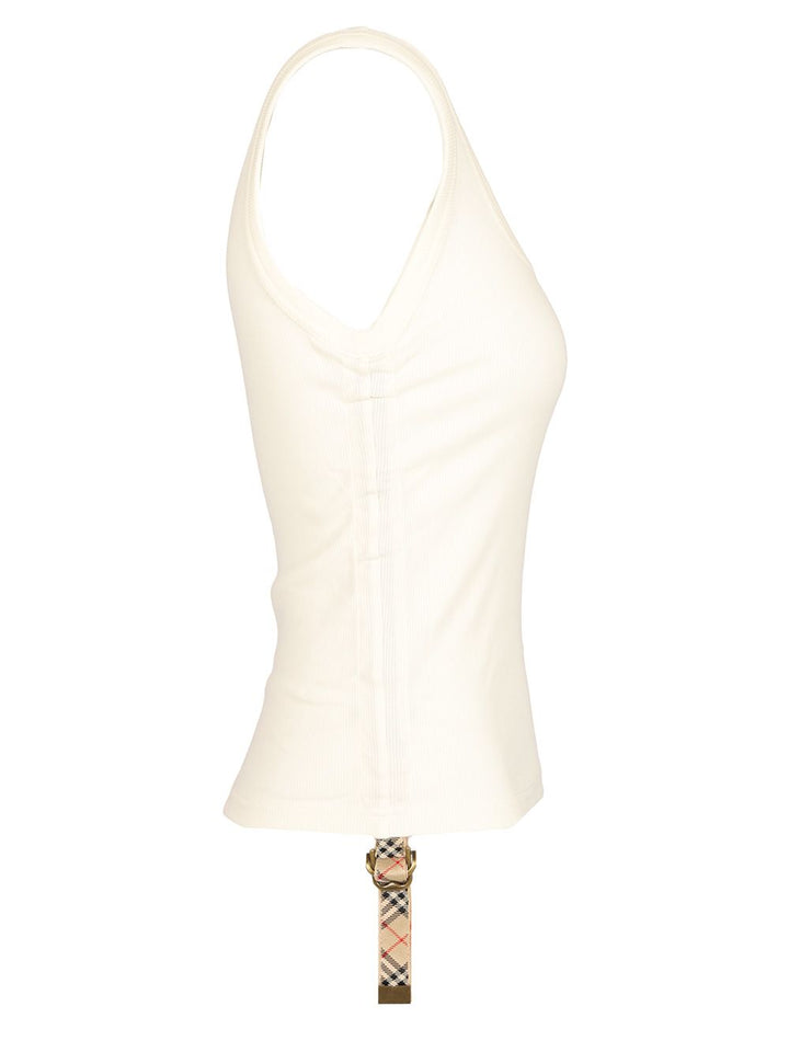 Burberry White Tank Top Tops - White | b8eca5b934403c9fa55d08074fed616f685e58a5
