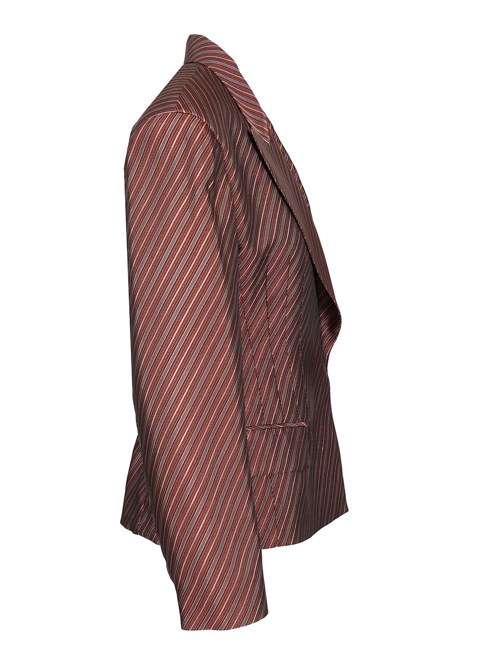 Dries Van Noten Fitted Blazer Jackets - Bordeaux | 974694290d76691b48314f6e07c57037b48f63b5