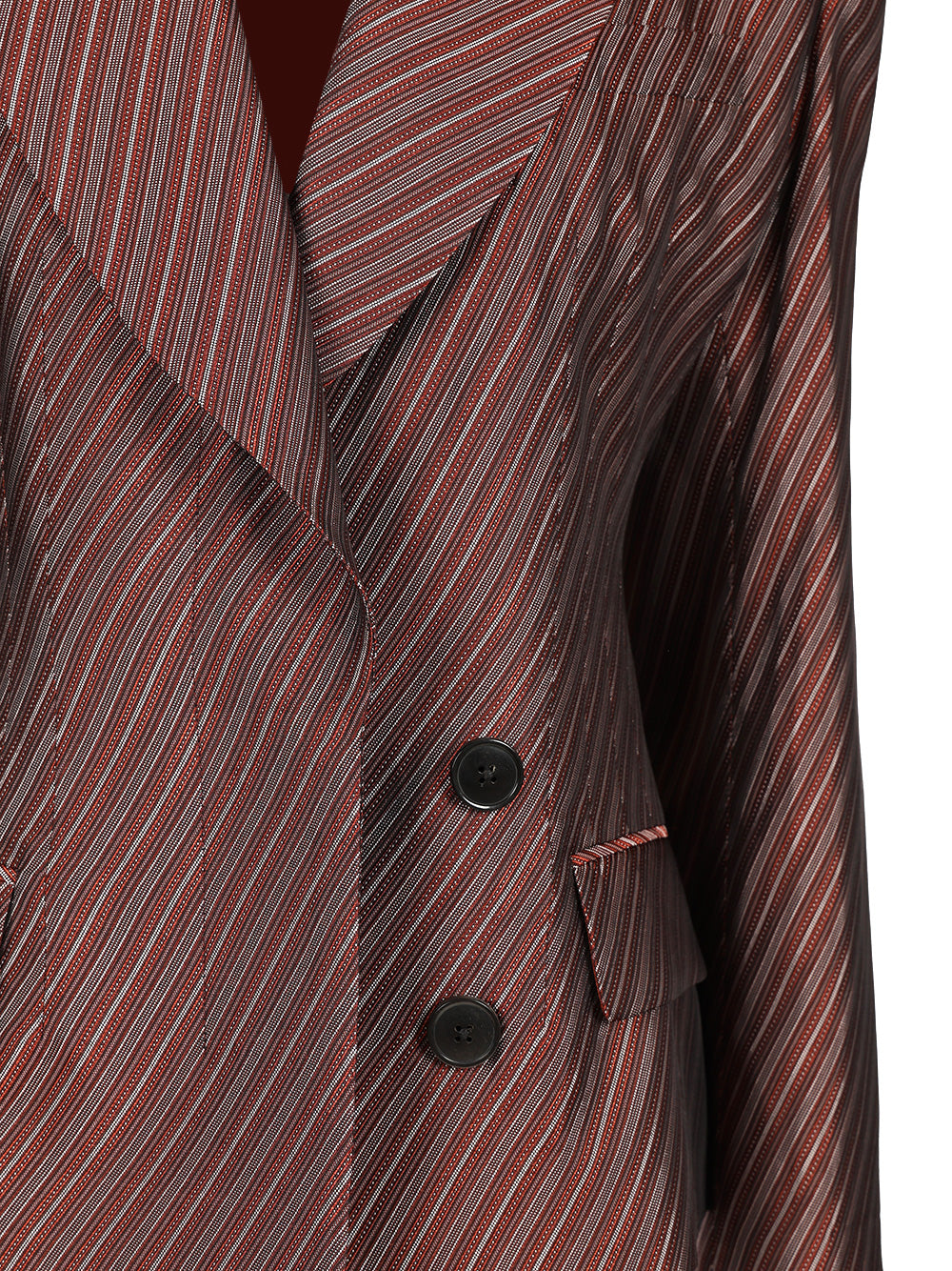 Dries Van Noten Fitted Blazer Jackets - Bordeaux | ade9a391a2c33d666a07aa9c125c8f373528964d