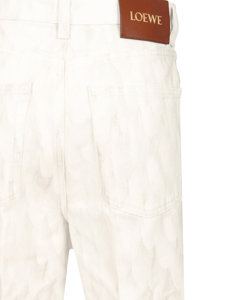 Loewe Denim Jeans - White | 65c1ed9bb462de74fe2e99985a23d8f934dd78d9