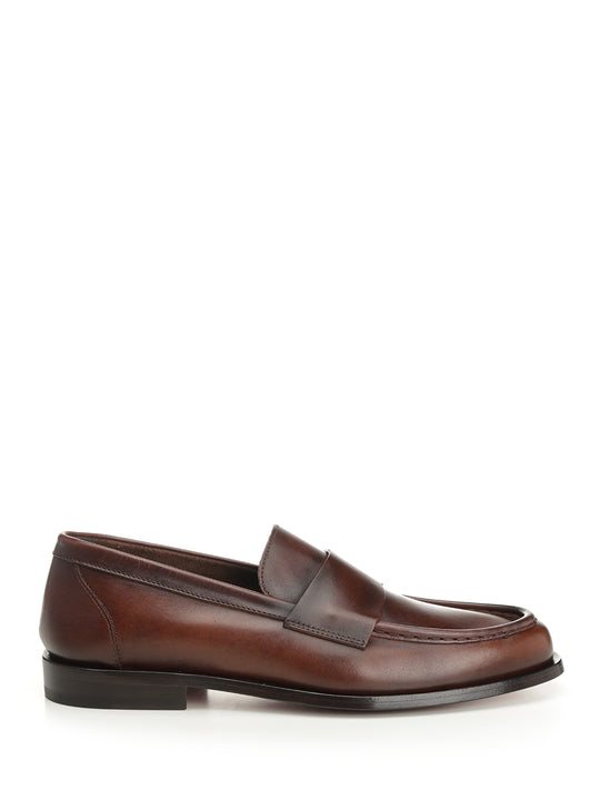 Brown Mocassin Scarpe Basse Brown