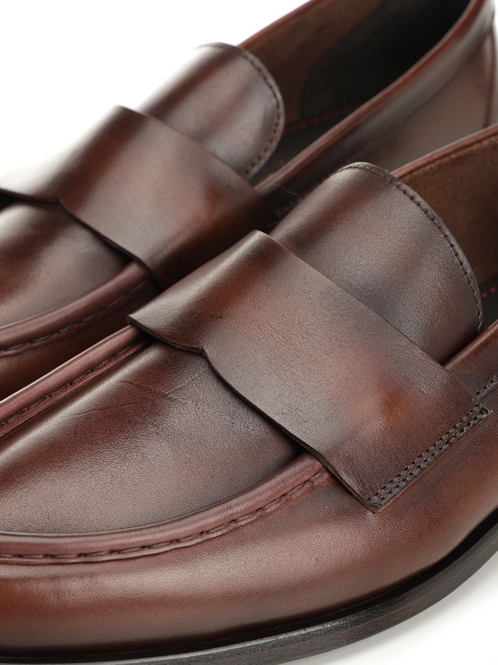 Corvari Brown Mocassin Loafers - Brown | 64177f43ee49f931768050529dab093bd91476b7