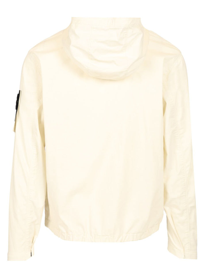 Stone Island Short Parka Jackets - White | 277be25631ce456bc217ec626a40de57df55ed97