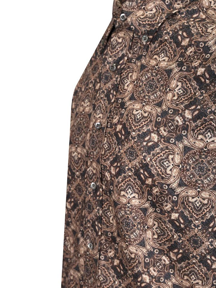 Brunello Cucinelli Majolica Shirt Shirts - Brown | a2a668d3e2352a15397d15007f24ac8bf72049f6