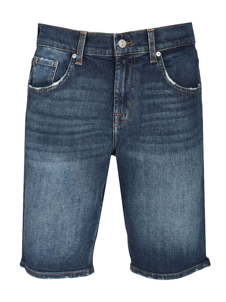 7 For All Mankind Regular Shorts Trousers - Blue | 92a927d793a9267819813f7d0992f2ba8df11a1f