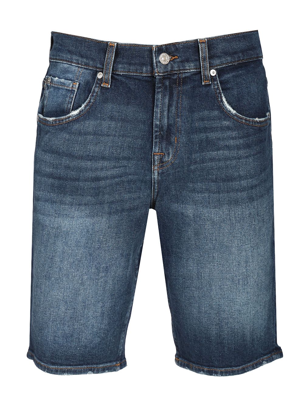 7 For All Mankind Regular Shorts Trousers - Blue | 92a927d793a9267819813f7d0992f2ba8df11a1f