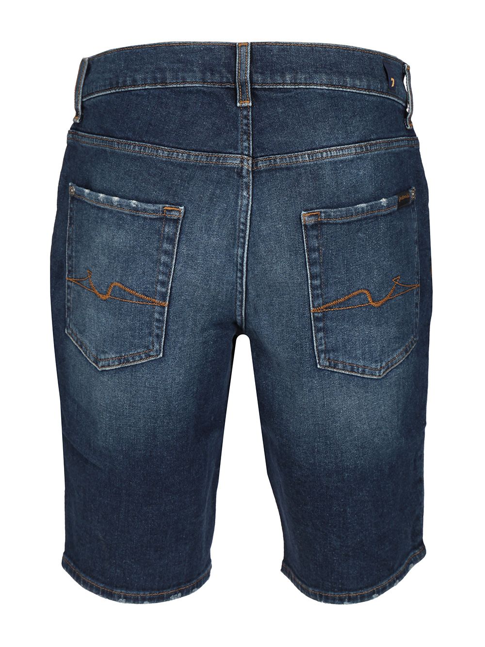 7 For All Mankind Regular Shorts Trousers - Blue | 70c05c9ec6a8fc2b9eedebdb3df812bfca62ecee