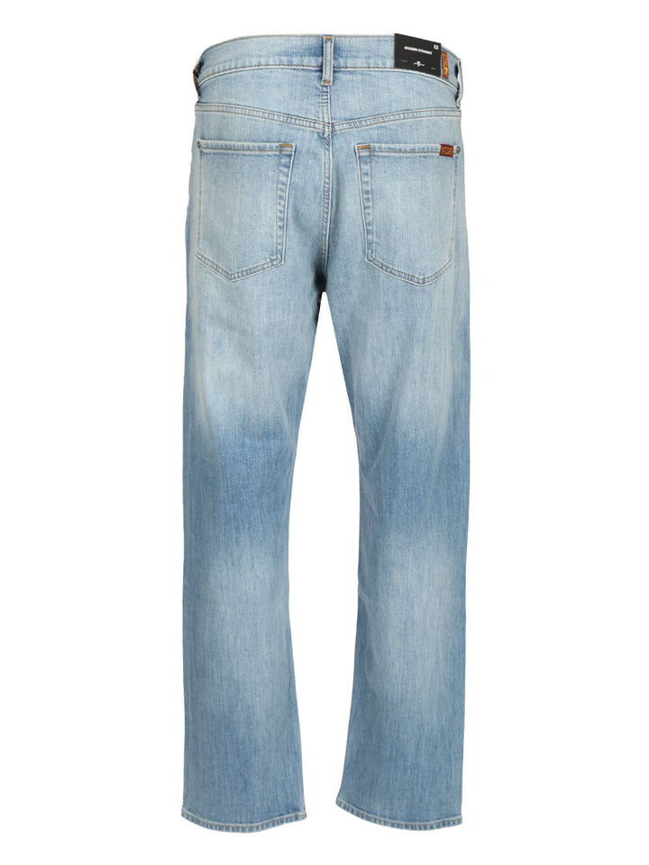 7 For All Mankind Modern Straight Crossover Jeans - Light blue | 5ccb3098d65b08ea5f7cbf7c616e6397bc3d5534