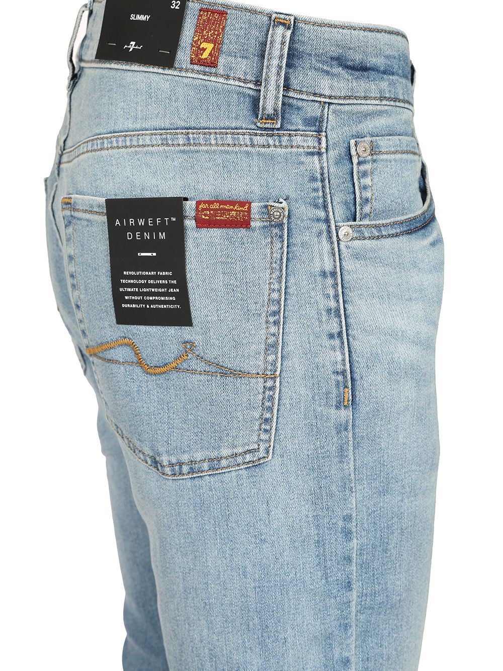 7 For All Mankind Walking Hours Jeans - Light blue | e90b5cab6883a8392552437956c2b626bd3f12c3