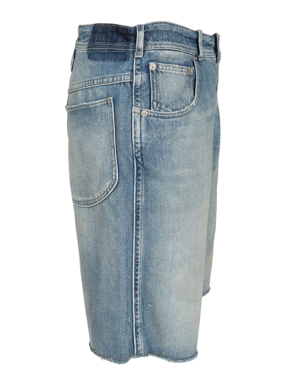 Maison Margiela Denim Shorts Trousers - Light blue | 7d762ee9c16e7c4430e127041d98e5aa005f6804