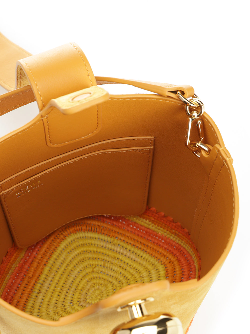 Loewe Bucket Bag Pebble Mini Handbags - Yellow | ba790b1bff83073ac438b155f88482a69ffefd60