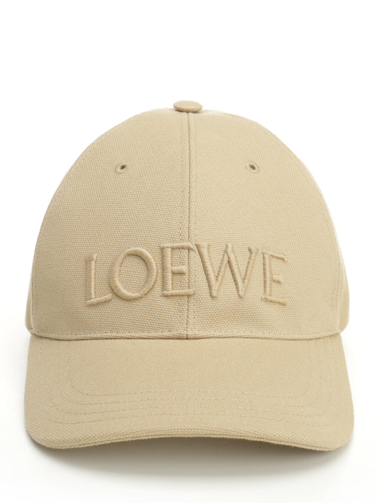 Loewe Canvas Hat Hats Beige