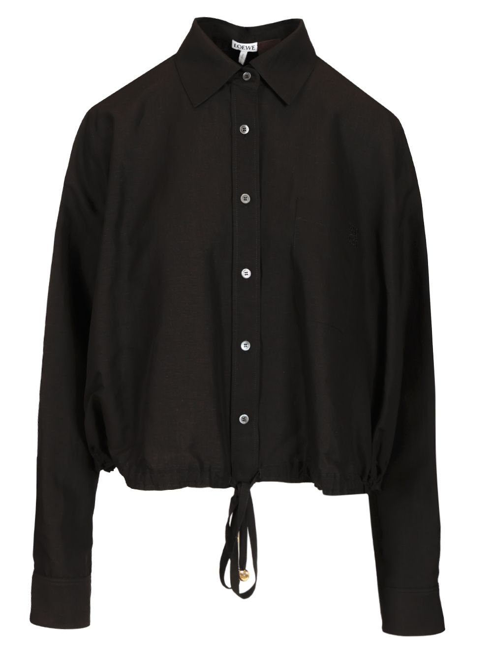 Loewe Viscose Shirt Shirts - Black | 41df574189dd6982454497383a60624c9a30e568