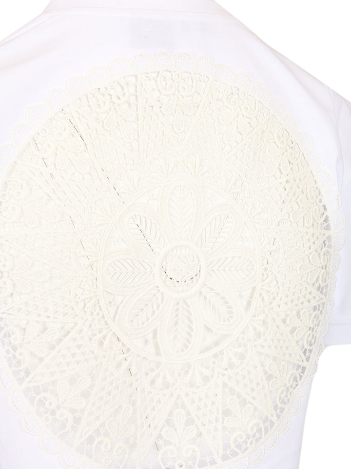 Loewe Cotton Lace-Up T-Shirt - White | 6c85263e9181334a71ec1321c6a878050ecdf346