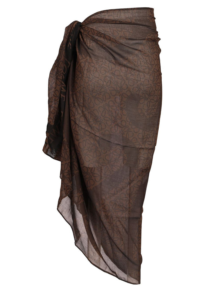 Loewe Light Pareo Skirts - Brown | 692ef0d4372fc118d1b2efebf54a25b961e873b9