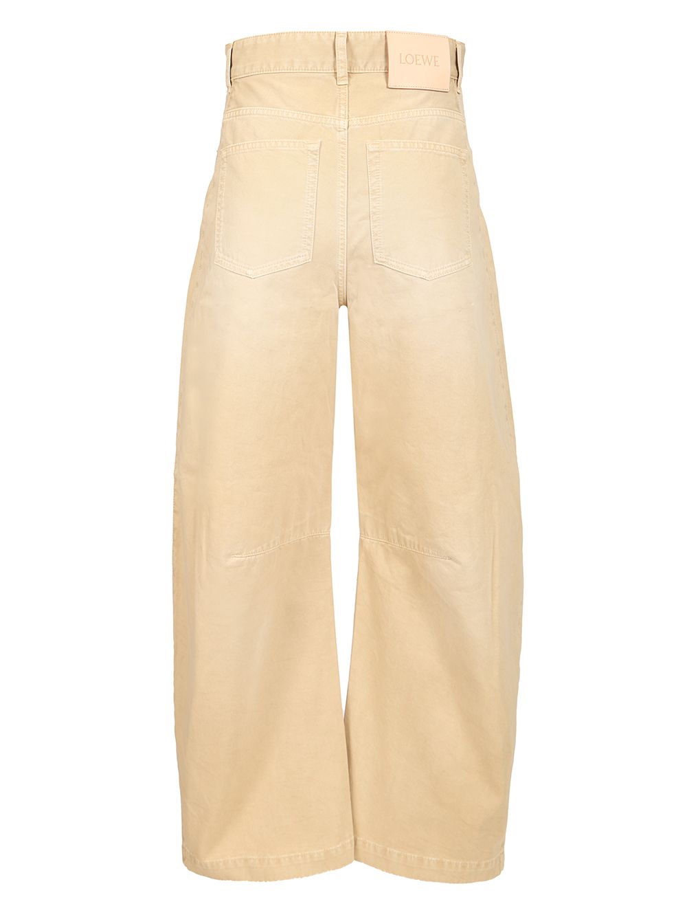 Loewe Barrel Trousers - Beige | 04acec952641c8fb6ef67358b393dc6718de85bb