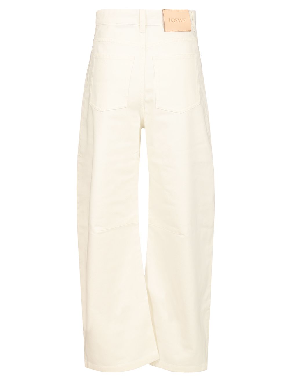 Loewe Barrel Trousers Jeans - White | 151cf1f8c35efe2395053892784b7772dcf652fc