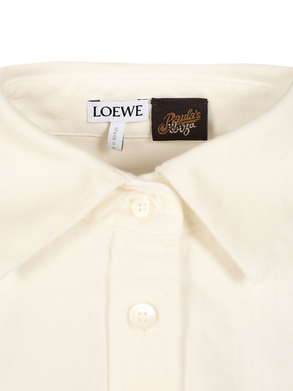 Loewe Denim Shirt Shirts - White | 9cd4b1a04b5d81d84f293e3f4b56634e3e4609aa
