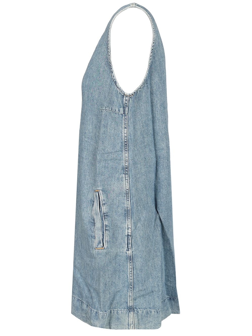 7 For All Mankind V-Neck Dress Arizona Dresses - Light blue | 2cd7b2cfc19173068a3f6a89f4fd15cc5ff55990