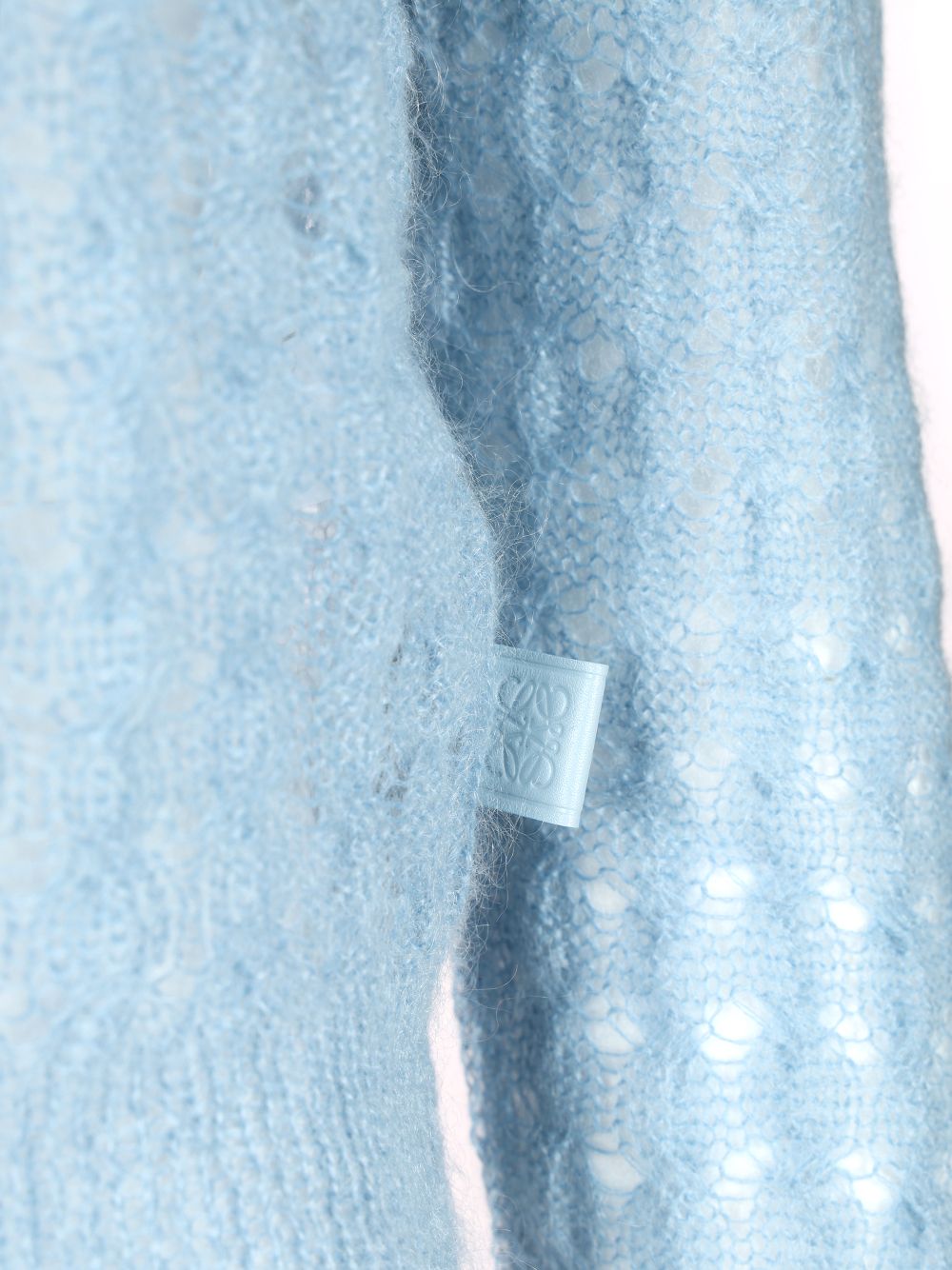 Loewe Mohair And Wool Blend Sweater Knitwear - Light blue | e591536a3d384be9b7a6660248eece2b83bb3274