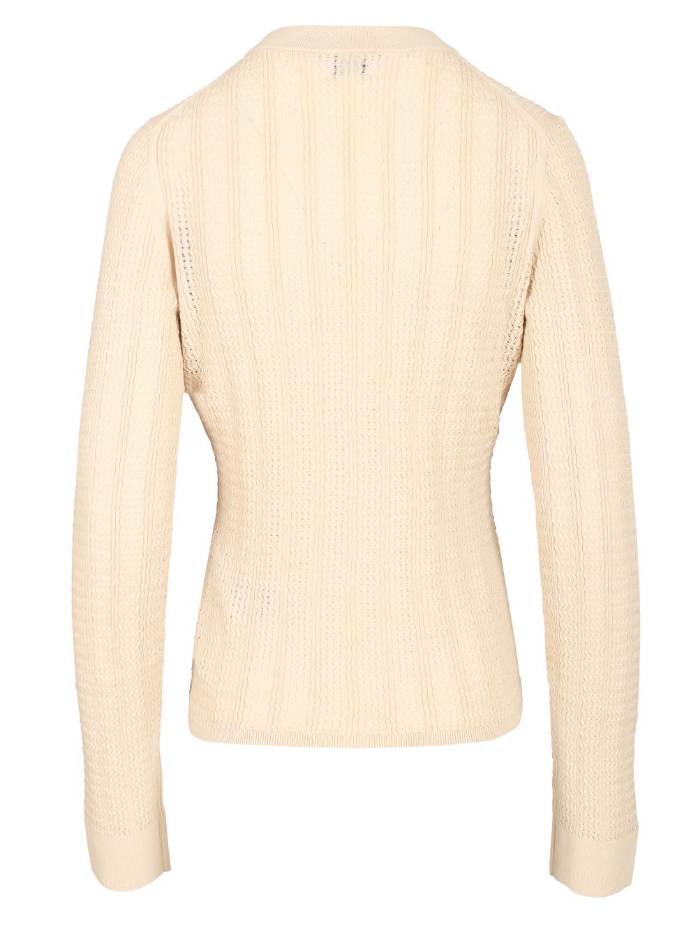 Filippa K Long Sleeve Knitted Shirt Tops - Beige | be20265bc823144db2d818b7ad316c143248c469
